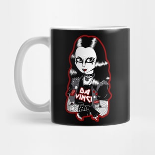 Metalhead Monalisa Mug